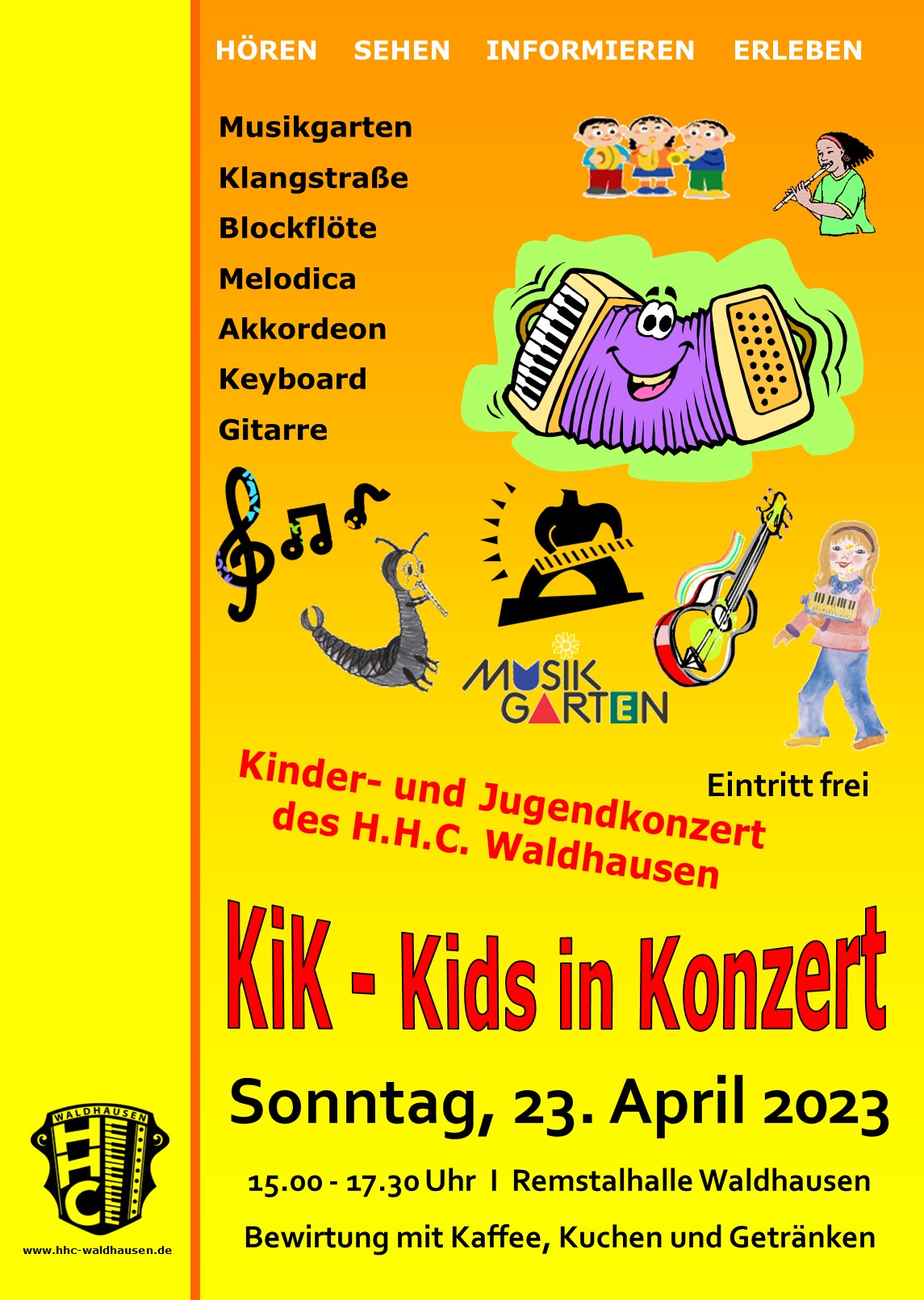 KiK – Kids in Konzert – Kinder- und Jugendkonzert