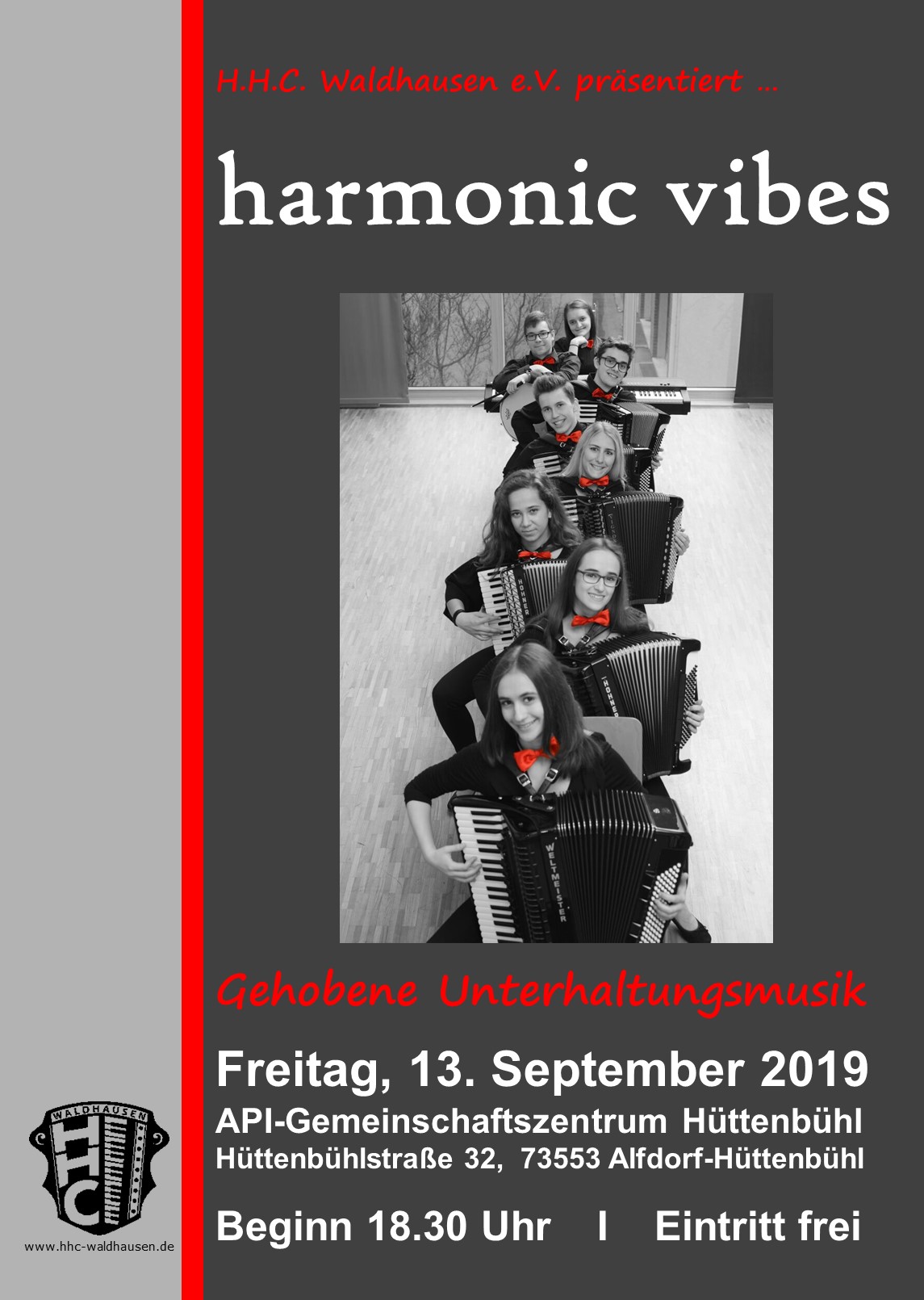 Konzert Ensemble „harmonic vibes“