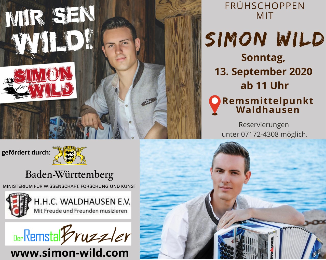 Waldhäuser Kultur-Sommer 2020: Frühschoppen mit Simon Wild