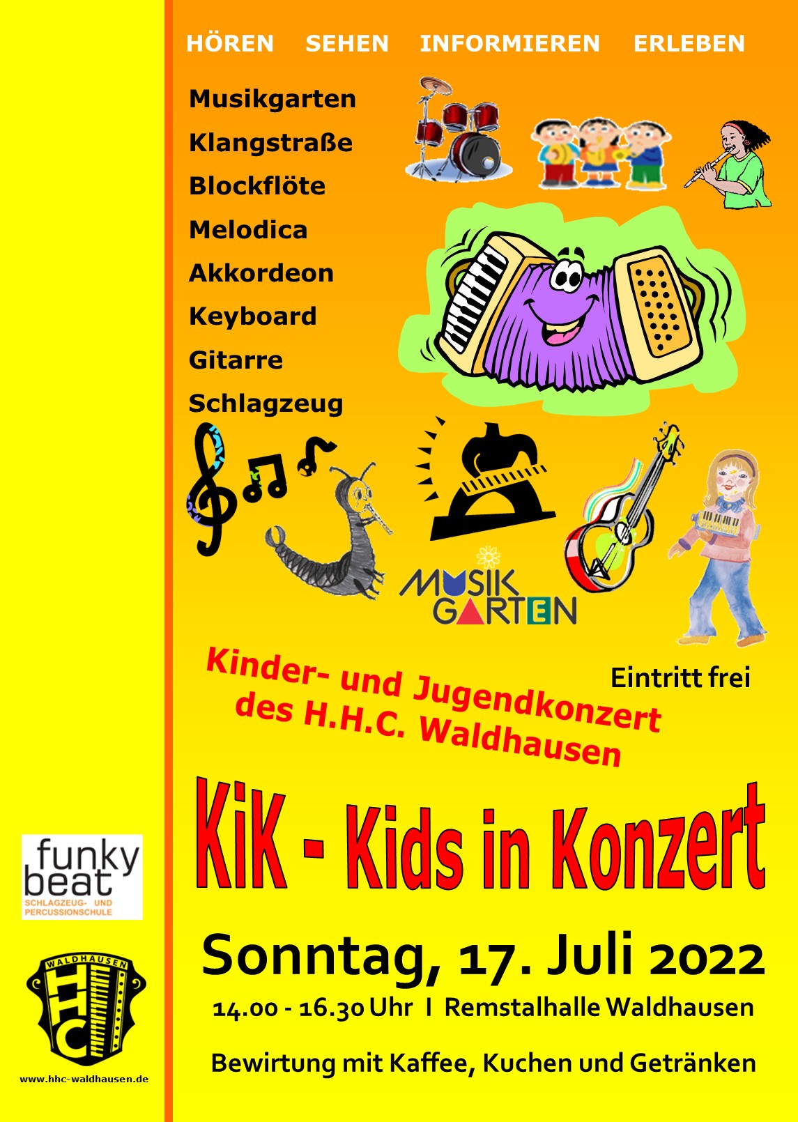 KiK – Kids in Konzert – Kinder und Jugendkonzert