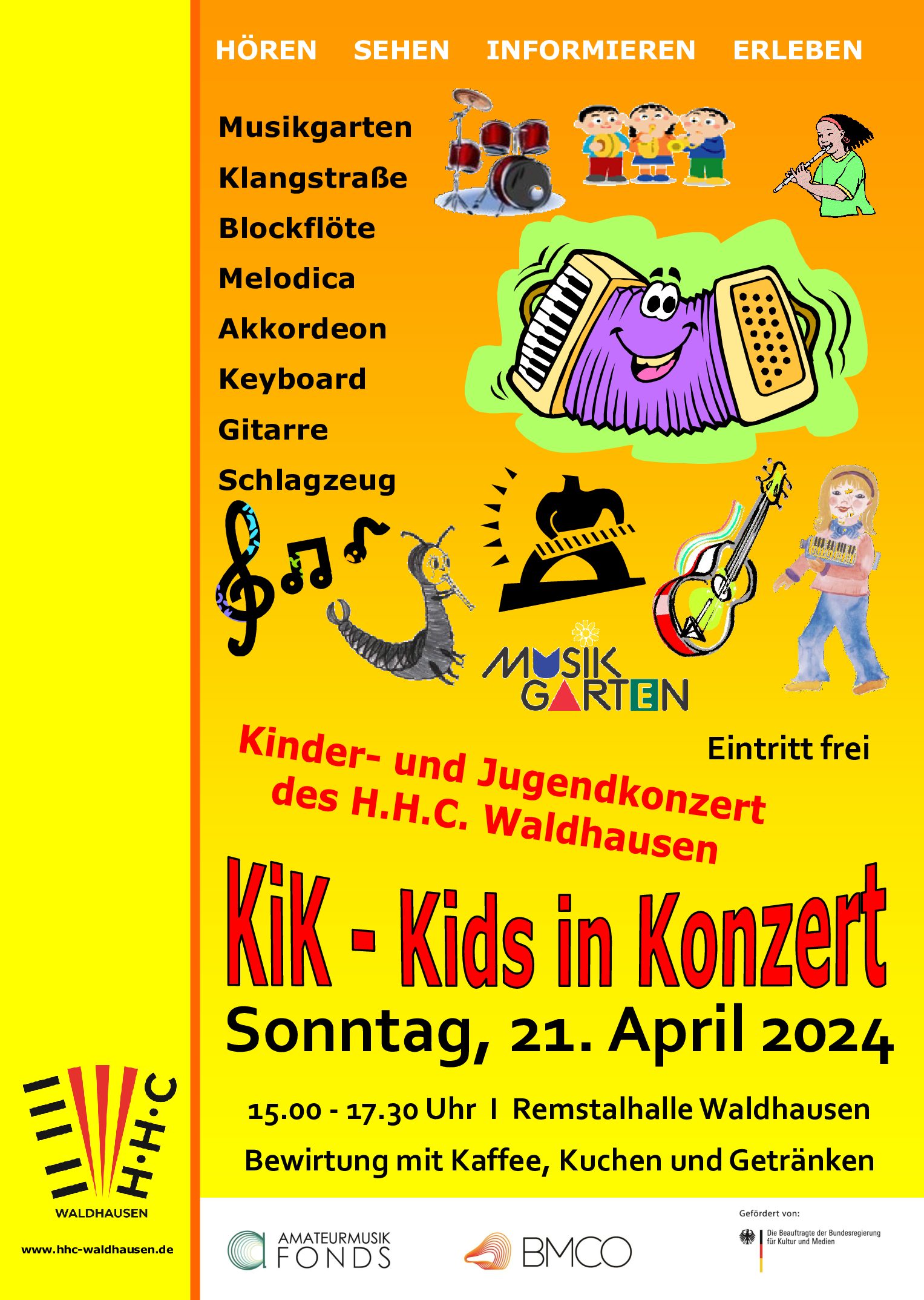 KiK – Kids in Konzert – Kinder- und Jugendkonzert