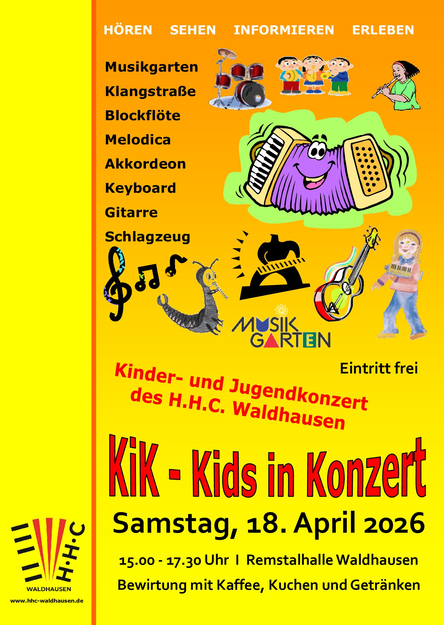 KiK – Kids in Konzert – Kinder- und Jugendkonzert