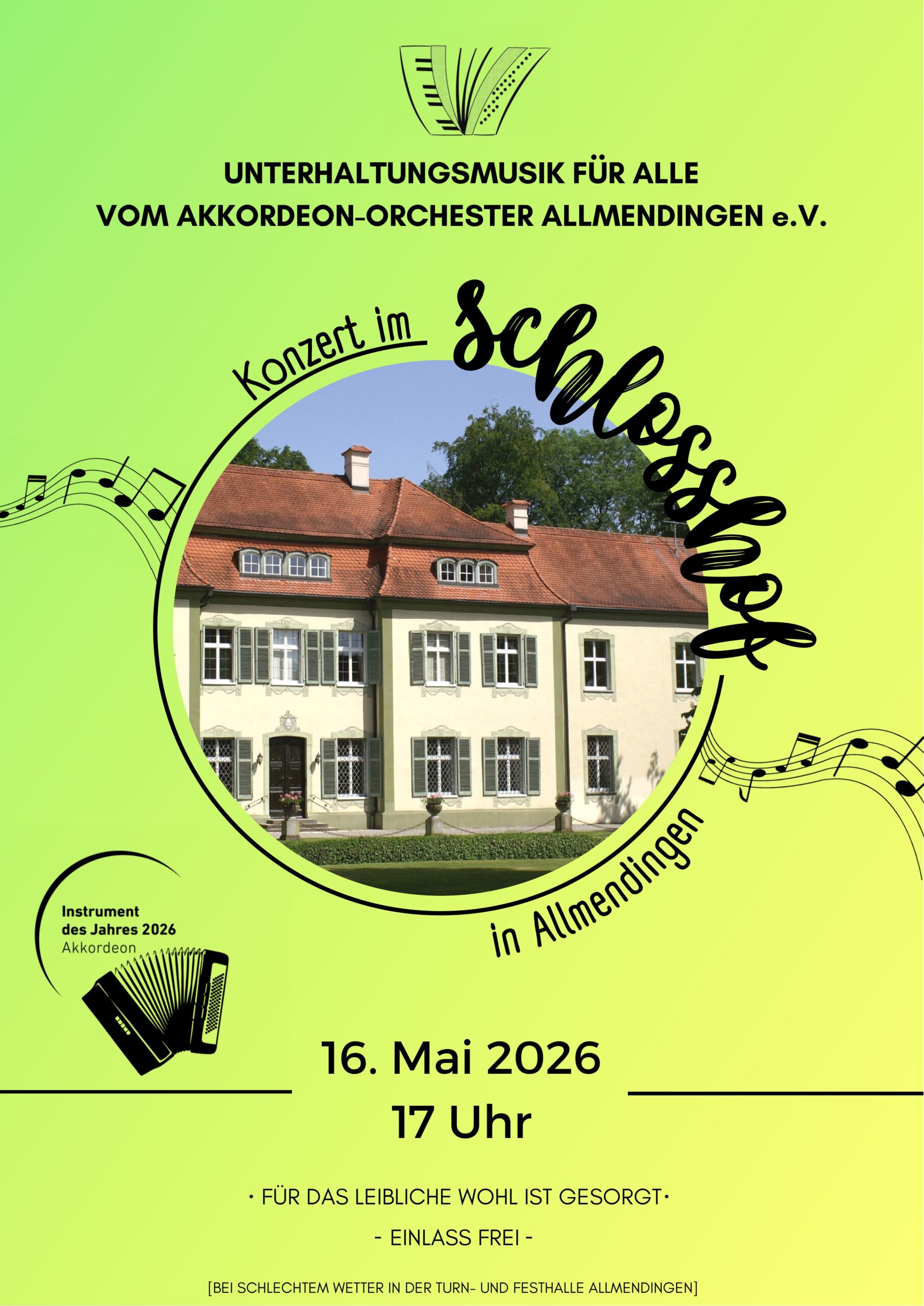 Konzert im Schlosshof - Akkordeon-Orchester Allmendingen e.V.