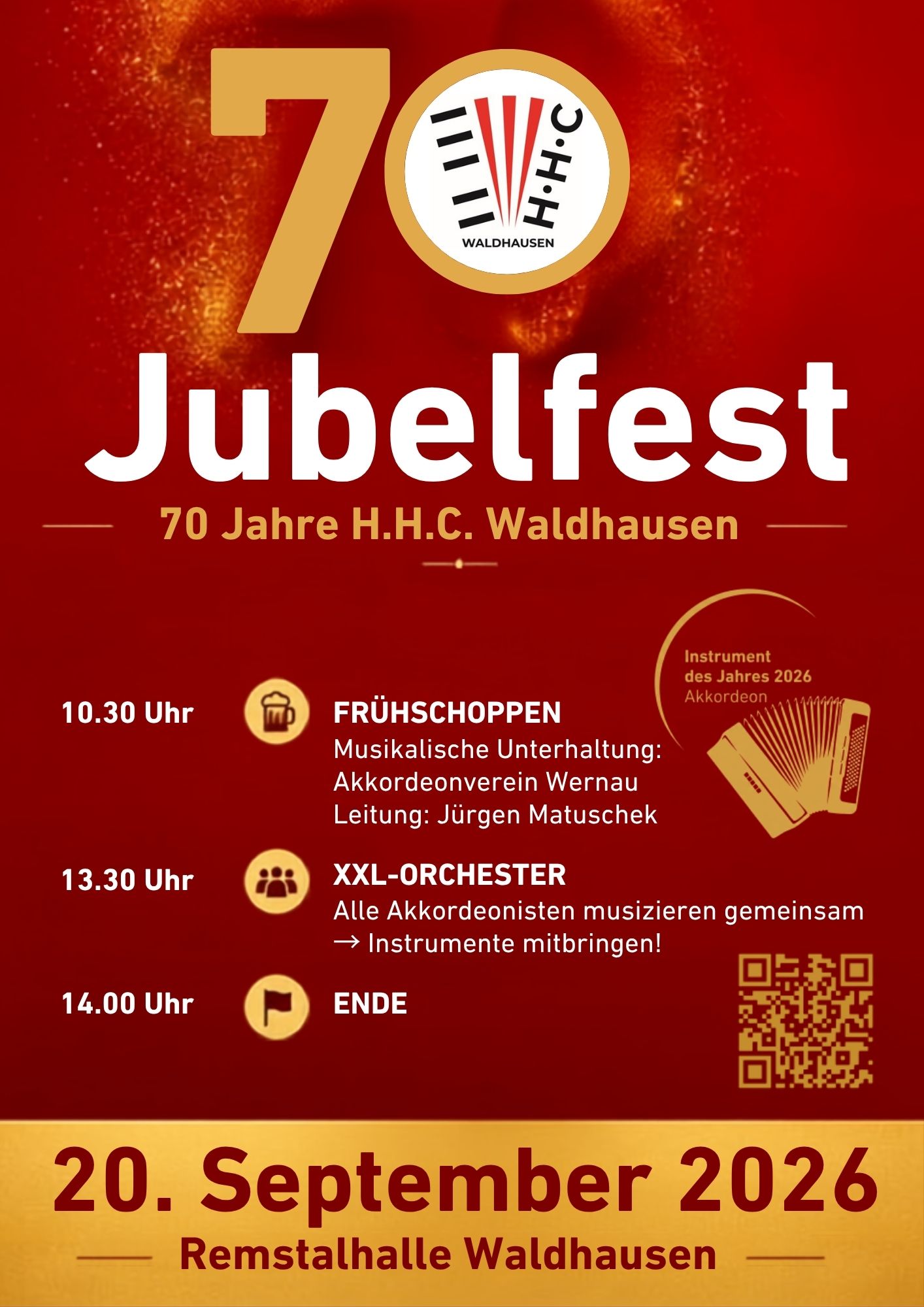 Wir feiern Reinhold und UNS!